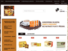 Tablet Screenshot of ganoderma-cafe.eu